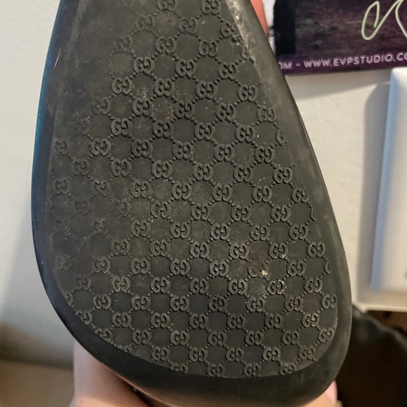 Genuine gucci boots - hardly ever worn! too tight i needed a 10! knee length - Picture 2 of 3